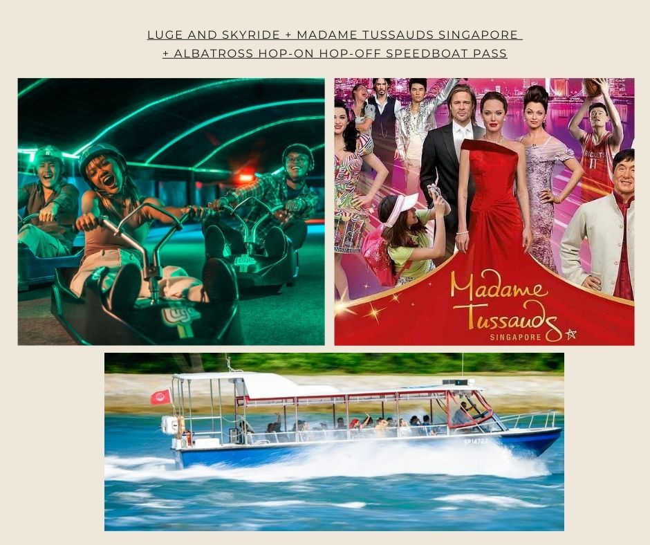  Luge & Skyride 3 Rounds +  MTSG Standard (4in1) + Albatross Speedboat 1-Way